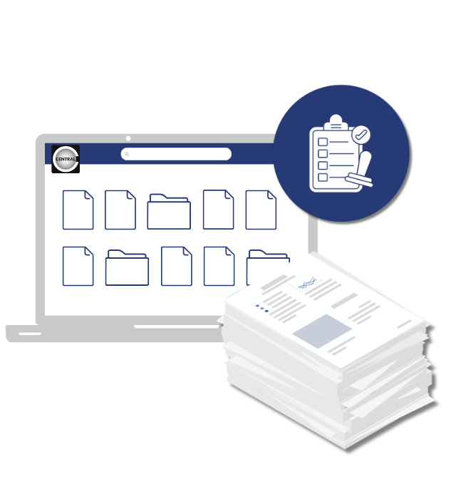 Formalização e processamento de documentos – organização de arquivos digitais em sistema de gestão eletrônica.